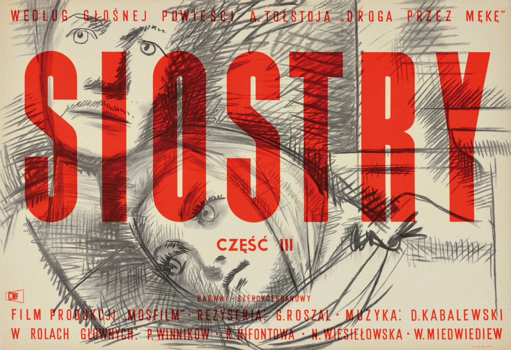 Wojciech Fangor: _Siostry. Część III_, 1959