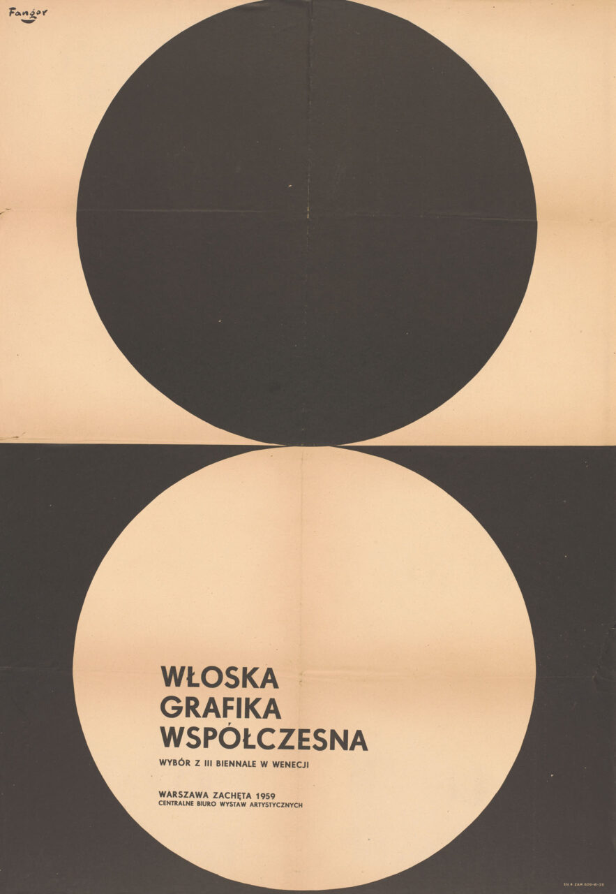 Wojciech Fangor: _Włoska grafika współczesna. Wybór z III Biennale w Wenecji_, 1959