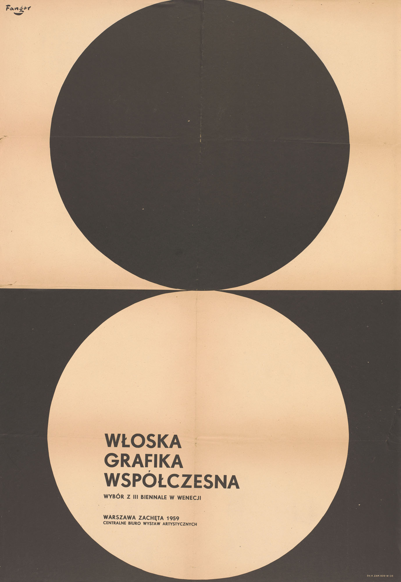 Wojciech Fangor: Włoska grafika współczesna. Wybór z III Biennale w Wenecji, 1959