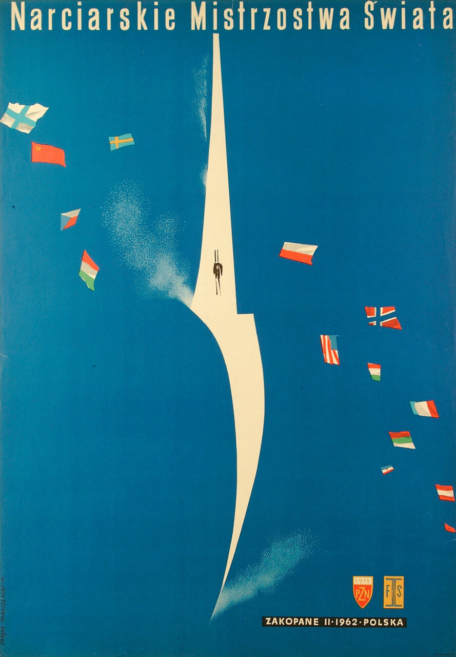 Wojciech Fangor: _Narciarskie Mistrzostwa Świata Zakopane 1960_, 1960