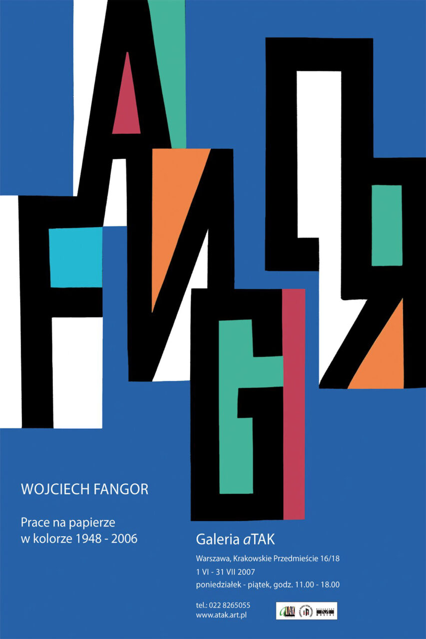 Wojciech Fangor: _Fangor. Prace na papierze w kolorze 1948-2006_, 2007