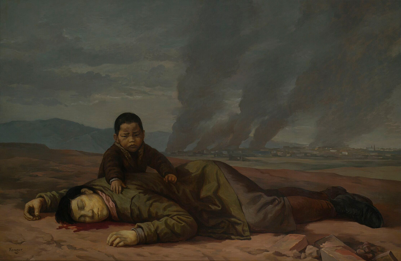 Wojciech Fangor: _Matka Koreanka_, 1951