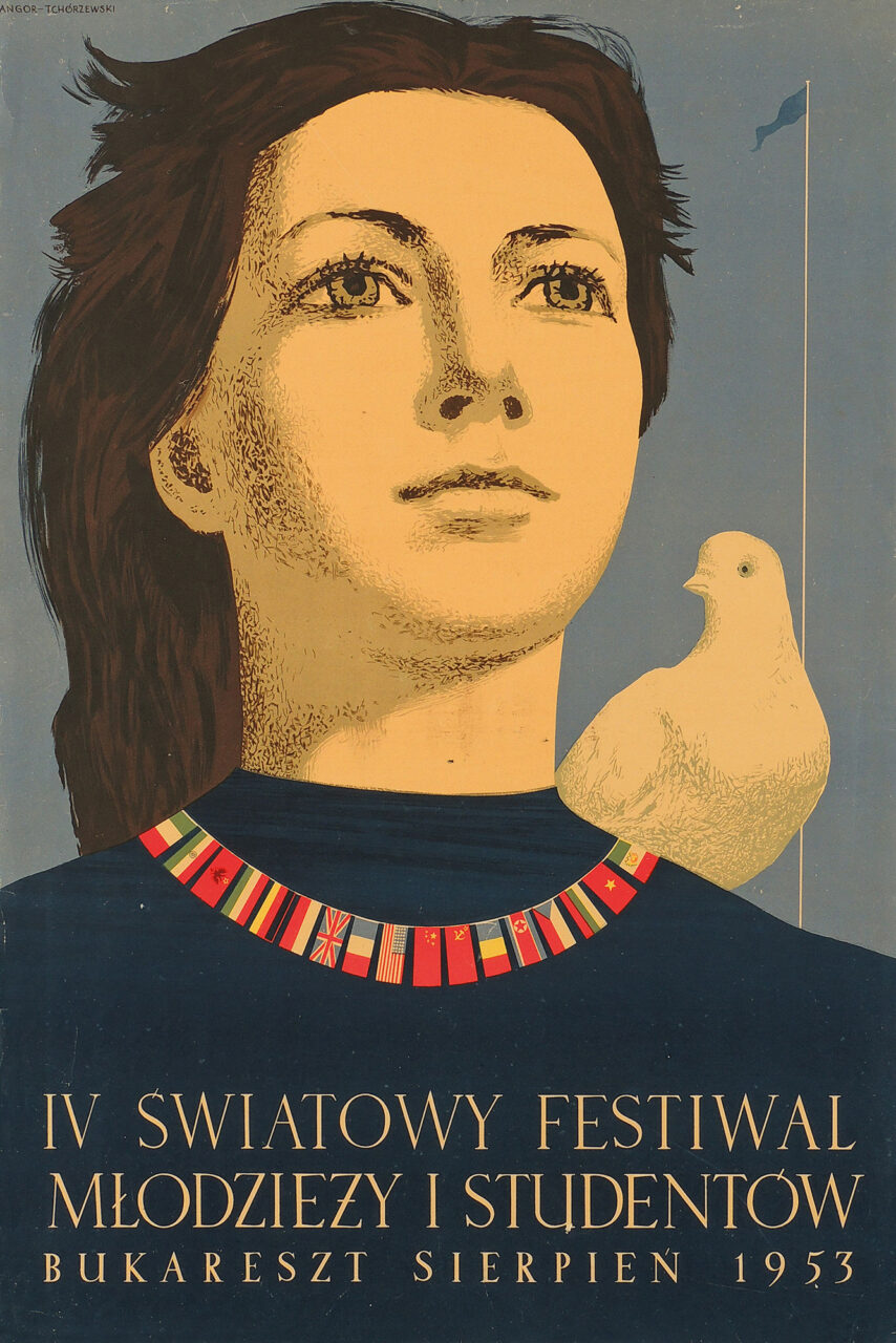 Wojciech Fangor: _IV Światowy Festiwal Młodzieży i Studentów_, 1953