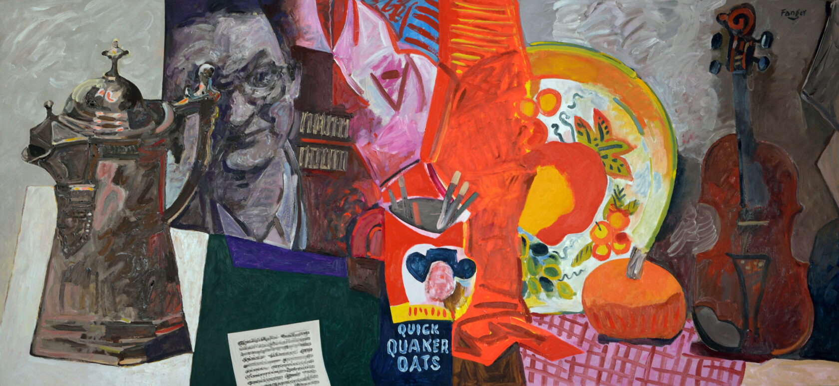 Wojciech Fangor: _Quick Quaker Oats_, 1990