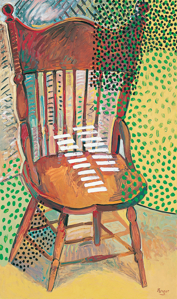 Wojciech Fangor: _Krzesło amerykańskie_, 1994