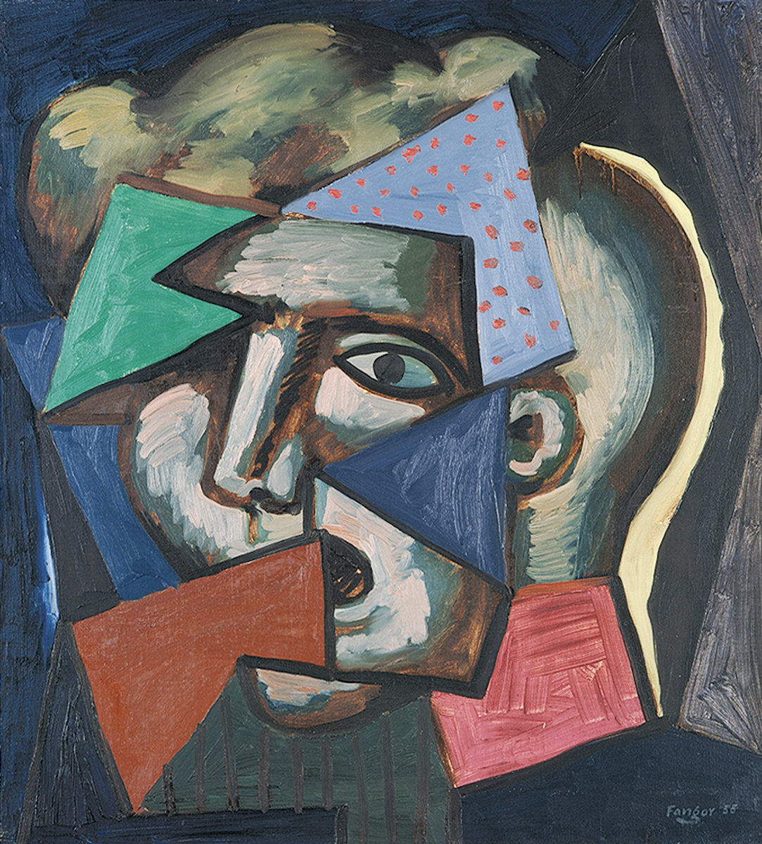 Wojciech Fangor: Głowa, 1955