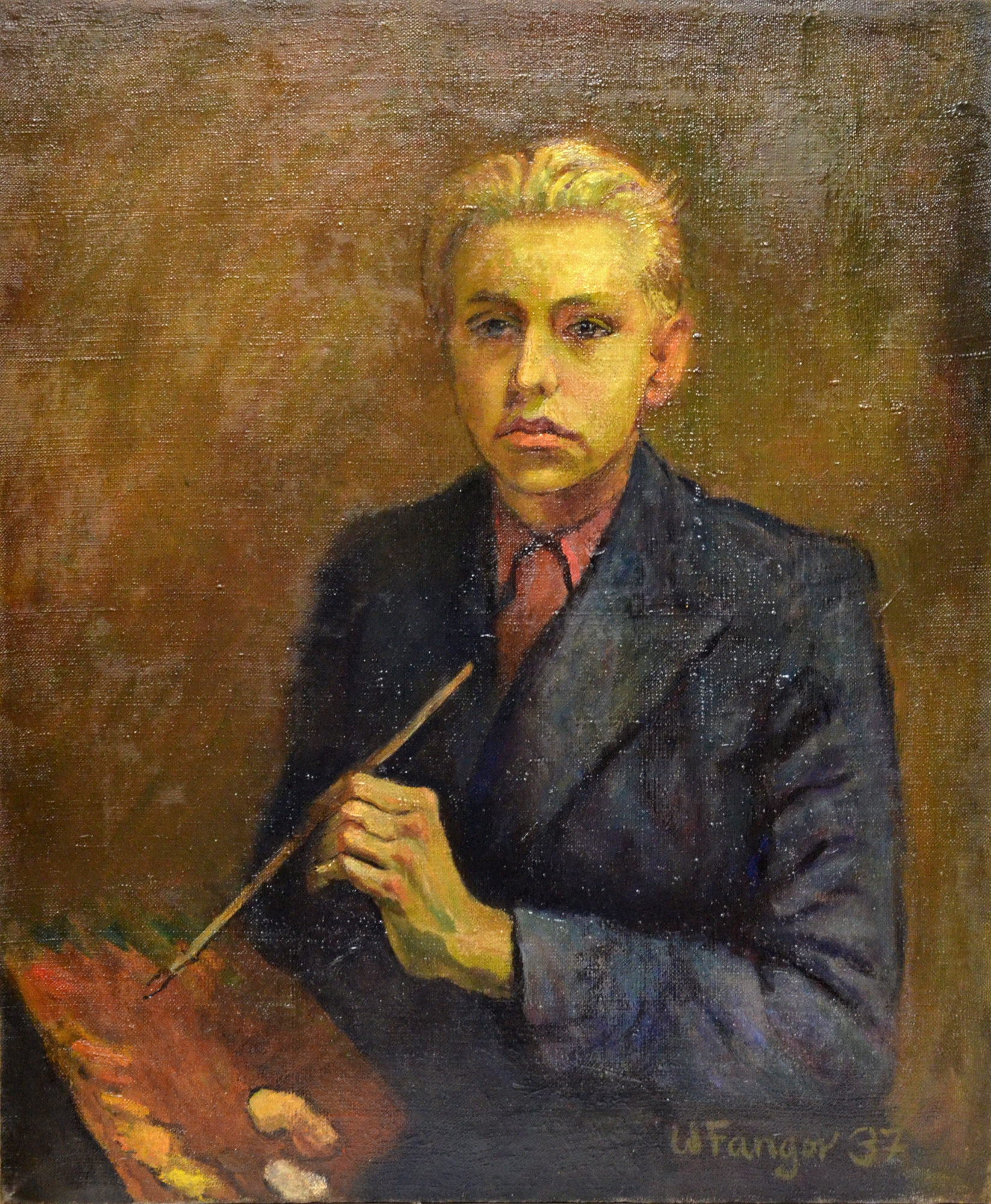 Wojciech Fangor: Autoportret, 1937