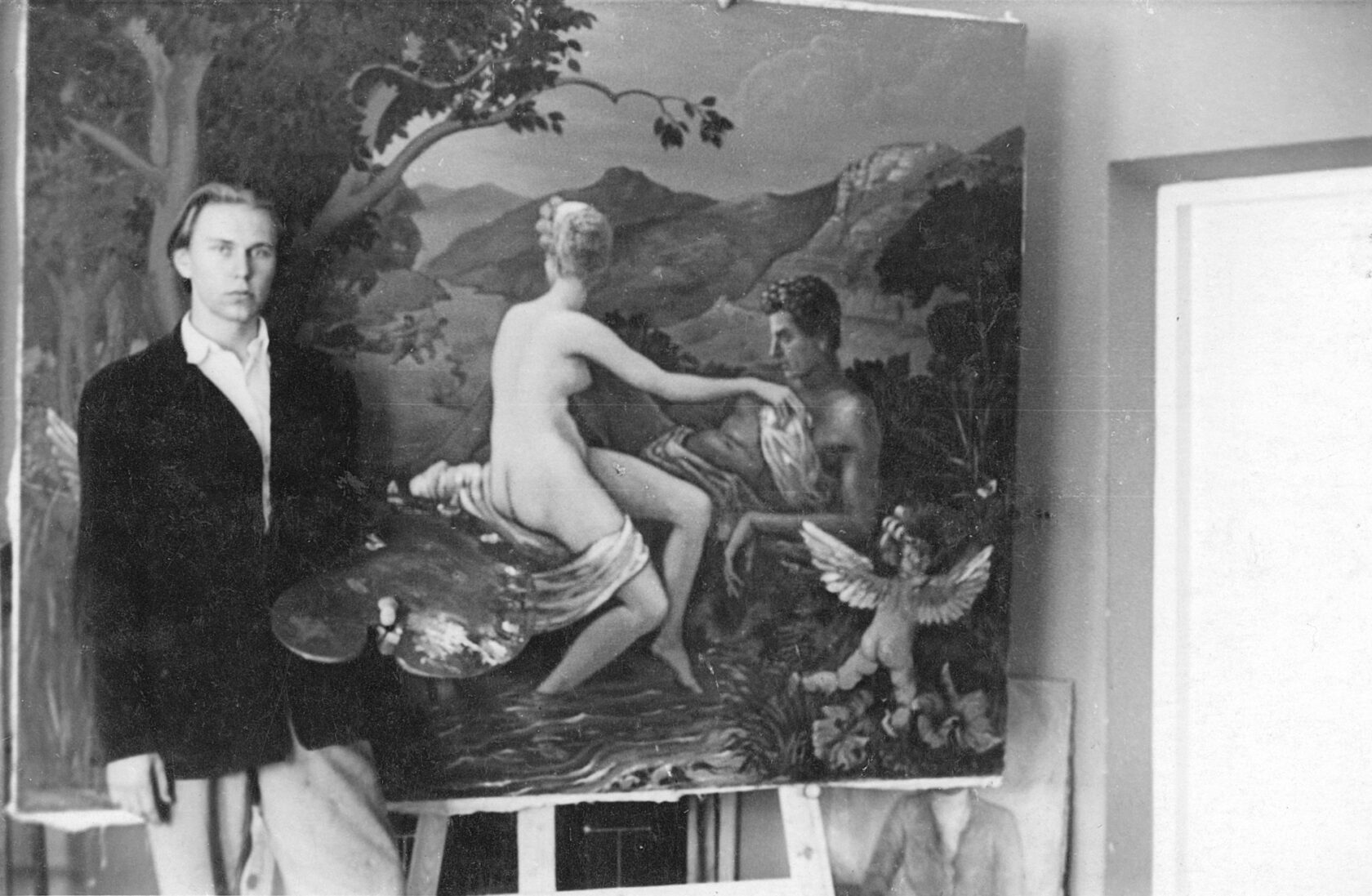 Wojciech Fangor: _Wenus i Adonis_, 1942