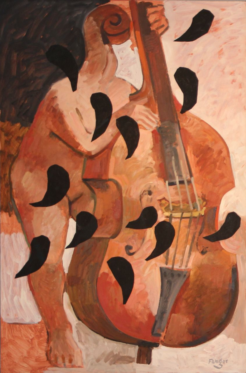 Wojciech Fangor: _Kontrabas_, 1995