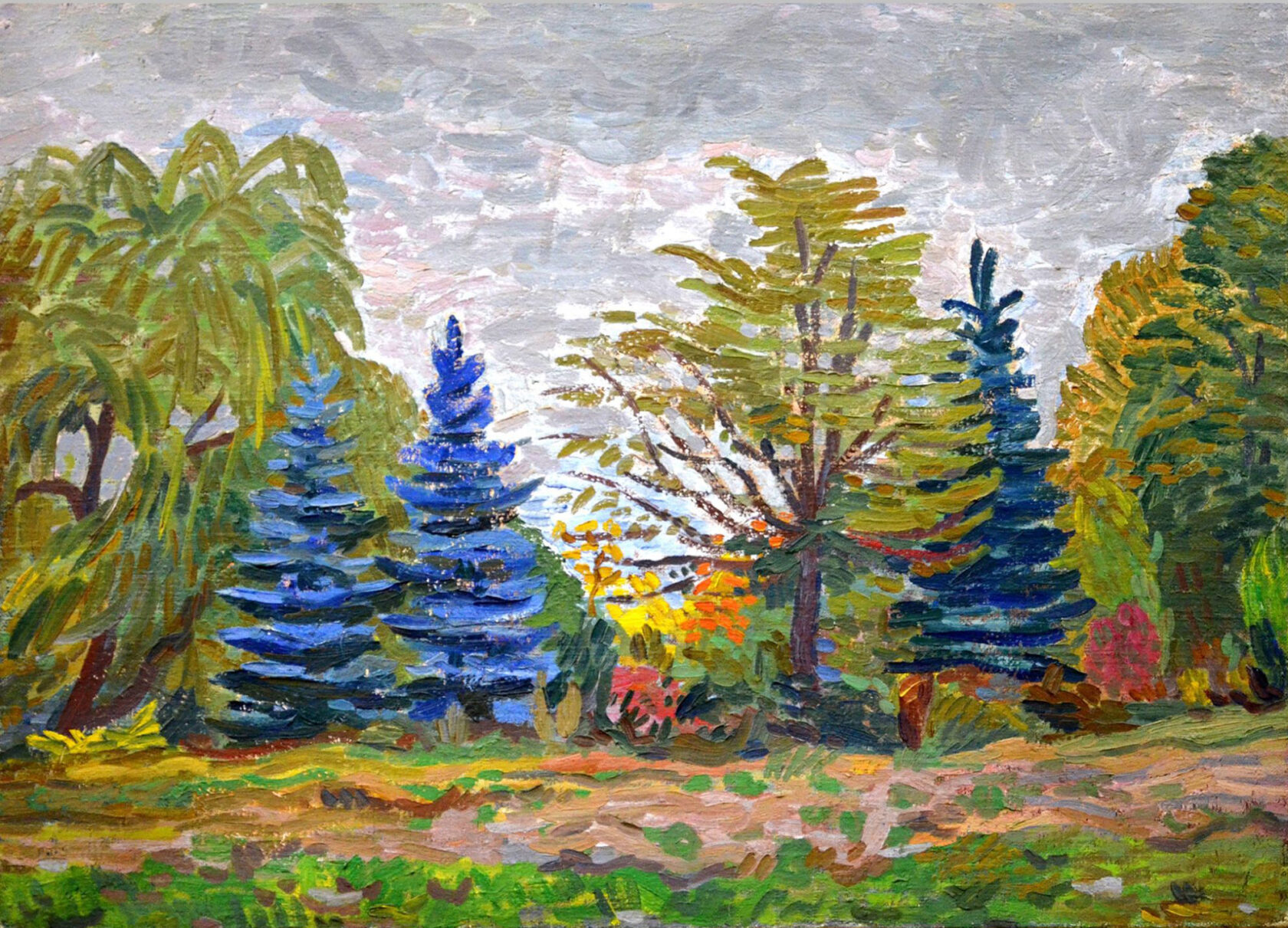 Wojciech Fangor: _Janówek_, 1946
