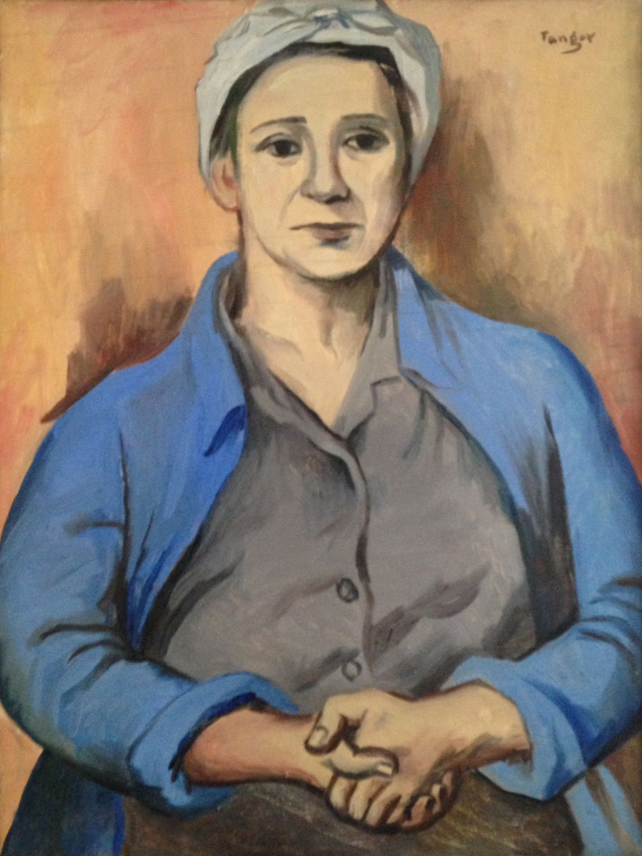 Wojciech Fangor: Jadzia w białej chuście na głowie, 1947