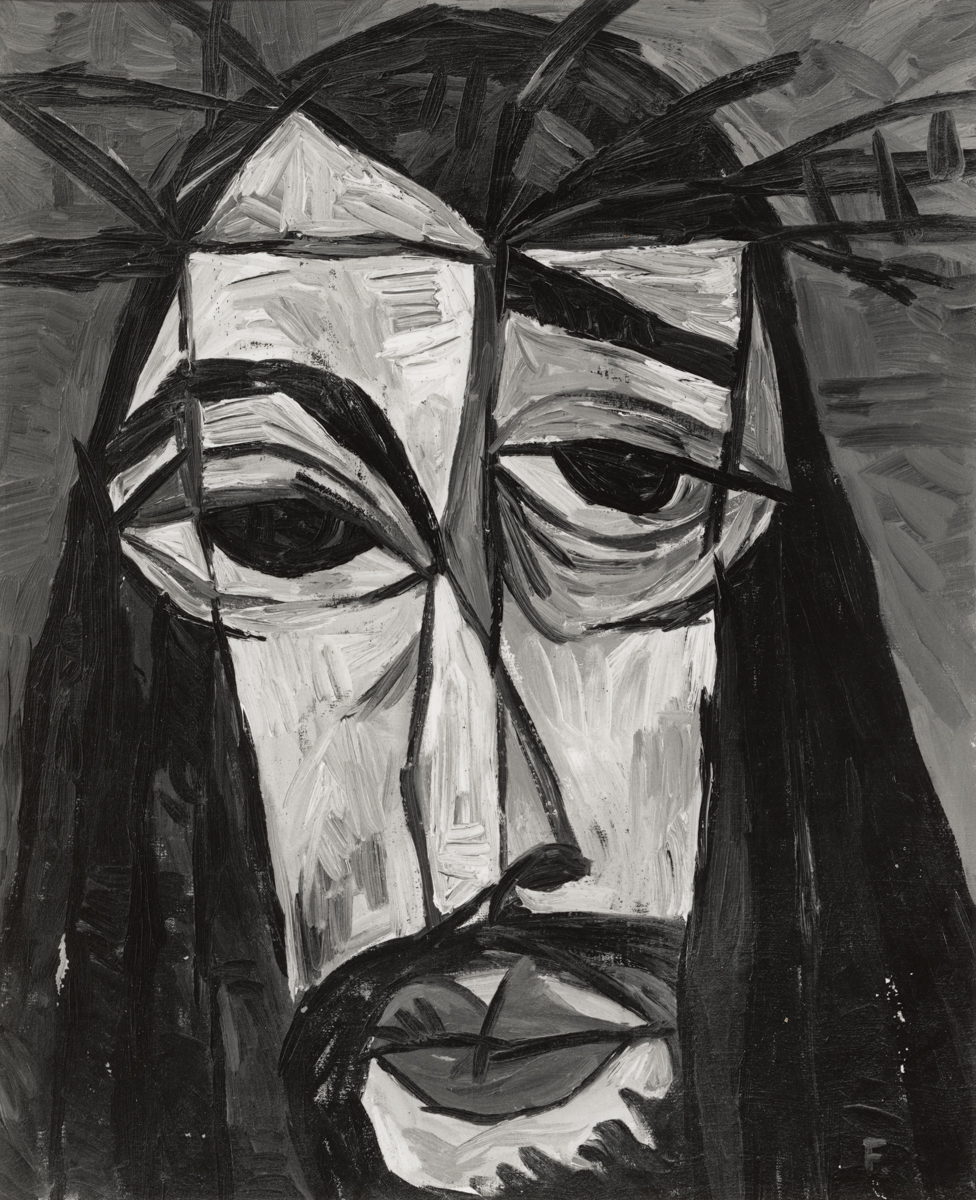 Wojciech Fangor: Głowa Chrystusa, 1948