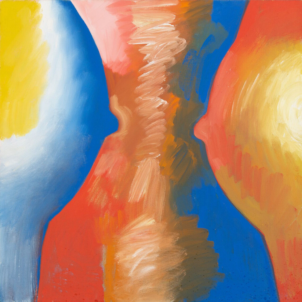 Wojciech Fangor: _Przestrzeń Międzypiersiowa_, 1975